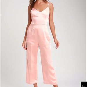 Lulu’s Satin Jumpsuit